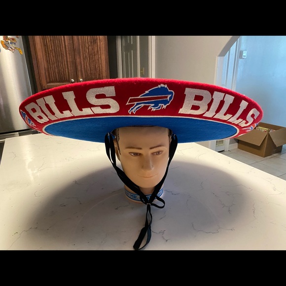 Custom Made Buffalo Bills Mariachi Sombrero - Picture 2 of 6